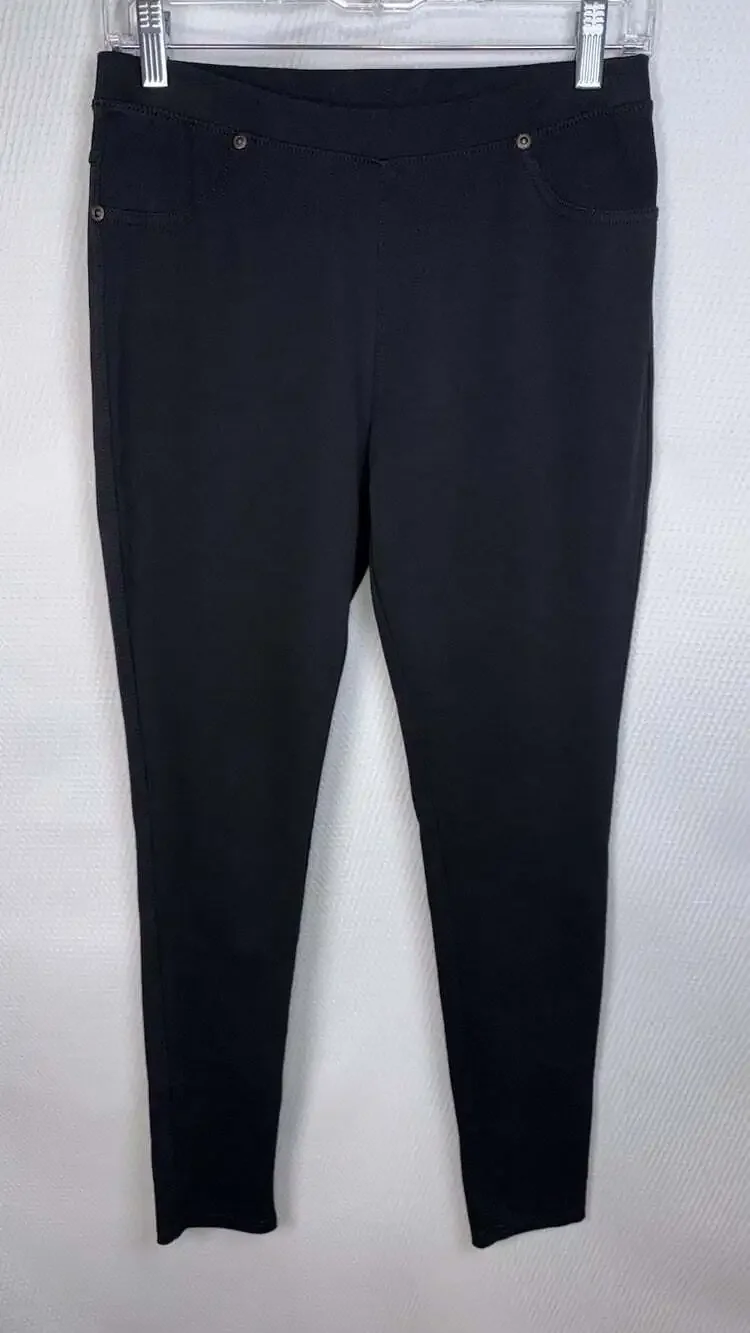 Lildy Skinny Fit High Rise Stretch Denim Jeggings Black Size S-M Back Pockets